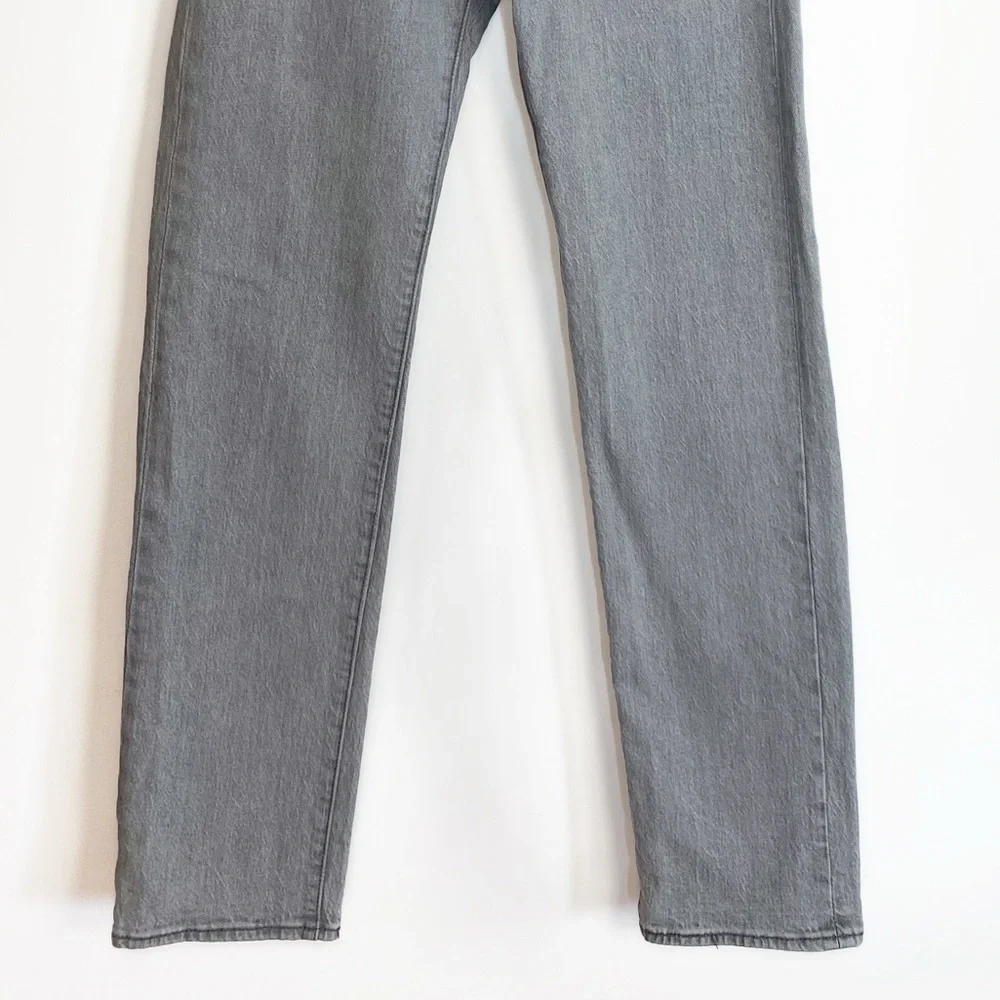 Levi’s 501 Jeans Rigid Denim in Dirienzo Gray 4 Button Fly Mens size 29 x 34